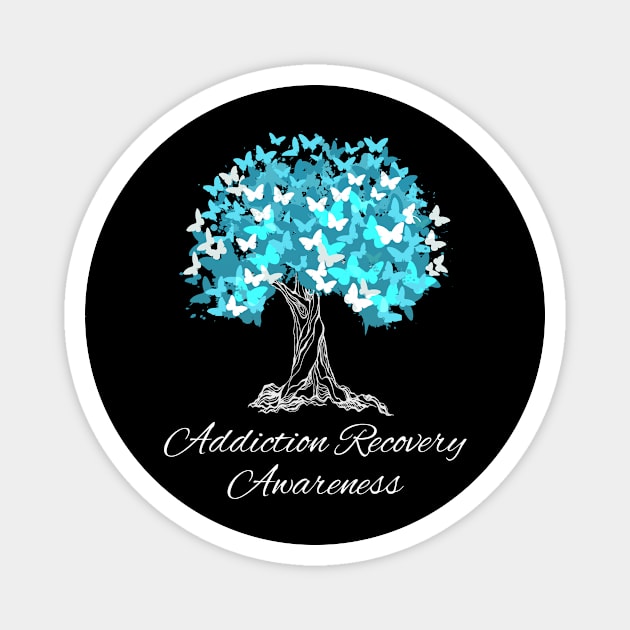 Addiction Recovery Awareness Magnet by MerchAndrey